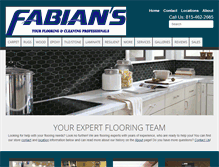 Tablet Screenshot of fabiansfloors.com